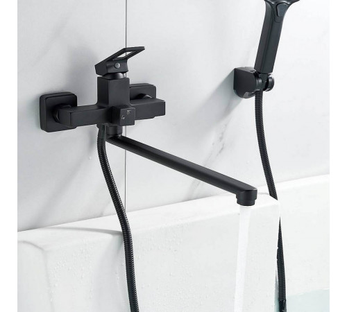 Смеситель для ванны Raffine F2296H, черный