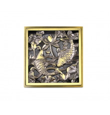 Решетка для душевого трапа Bronze de Luxe 21980, бронза