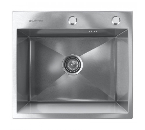 Кухонная мойка Ulgran  Steel 500x450, брашированная сталь