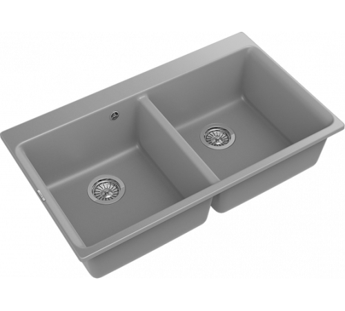 RIVELATO Мойка AXEL 90-2D  2-чаши 870*520мм grigio metallizzato арт.
