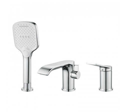 Смеситель на борт ванны Shevanik S4112, хром