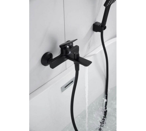 Смеситель для ванны Knotlor KN-71/BL, черный