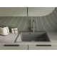 RIVELATO Мойка AXEL 70  1-чаша 730*520мм grigio metallizzato арт.