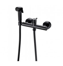 Гигиенический душ со смесителем Bravat D9141BW-RUS, черный
