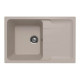 Кухонная мойка Ulgran Quartz Gerda 780-02, лен