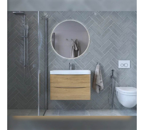 Тумба под раковину подвесная Velvex Clay tp.CLA.9595.80.2Y дуб верона, 80 см