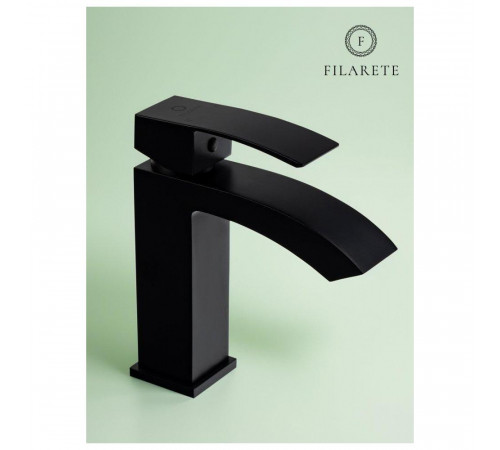 Смеситель для раковины FILARETE Waterfall FL5010BL, черный