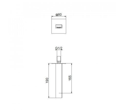 Излив Webert Pegaso AC0327010, золото