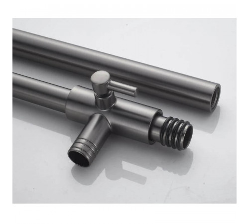 Душевая система Knotlor KN-62/GM, вороненая сталь