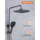 Душевая система Prohanss P60.24.09, графит