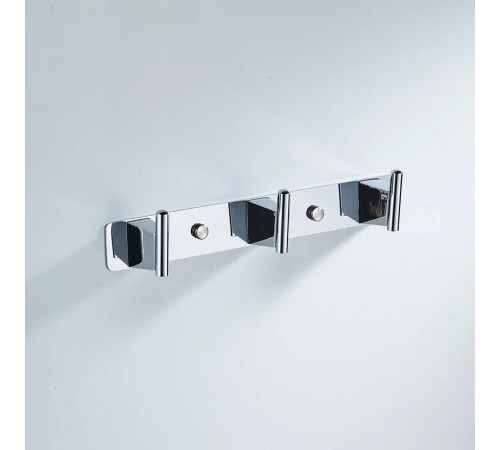 Планка с 3 крючками Shevanik SG5731, хром
