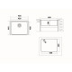 Кухонная мойка UKINOX Лофт LOB450.400 -GT10P, 40*45