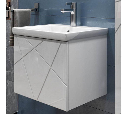 Тумба с раковиной подвесная VIGO Geometry 032, 50 см