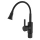Смеситель для кухни с гибким изливом Voda Kitchen KF519B, черный