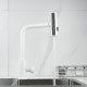 Смеситель для кухни с мультифункциональным изливом Raffine F203C, белый