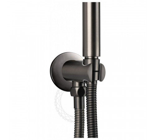Душевая система встраиваемая FILARETE Roun FL1024BG, графит