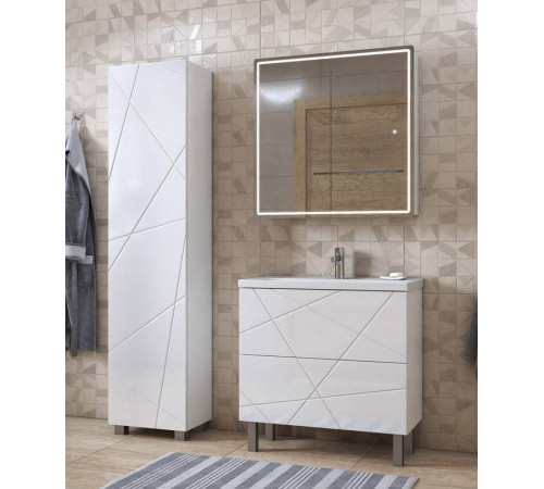 Пенал (45см) VIGO Geometry pn.GEO.45, белый