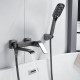 Смеситель для ванны Shevanik S4102T, оружейная сталь