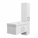 Тумба под раковину подвесная La Fenice Cubo FNC-01-CUB-B-90, белая