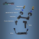 Гигиенический душ со смесителем Maretti Project Black PB30RN69, черный