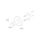 Крючок для ванной FIXSEN COMFORT CHROME FX-85005, хром