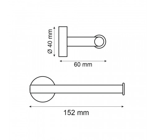 Держатель для туалетной бумаги Webert Rimini RI500801010, золото