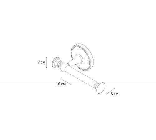 Держатель для запасного рулона Fixsen Adele FX-55010A