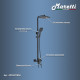 Душевая система Maretti Project Black PB21RYN56, черный