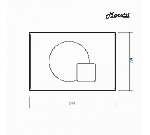 Комплект Maretti 3 в 1: унитаз UM10PBM51-560, инсталляция AC11P5211, кнопка AC12EL-560