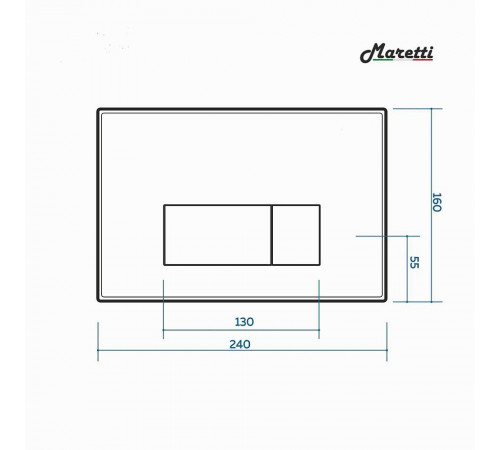 Комплект Maretti 3 в 1: унитаз UM10PBM76-844, инсталляция AC11P5211, кнопка AC12UM-015