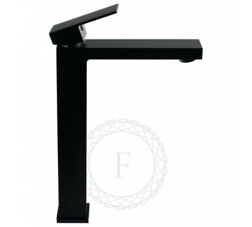 Смеситель для раковины высокий FILARETE Fing FL6040BL, черный