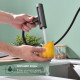 Смеситель для кухни с мультифункциональным изливом Splenka S206.49.09, графит