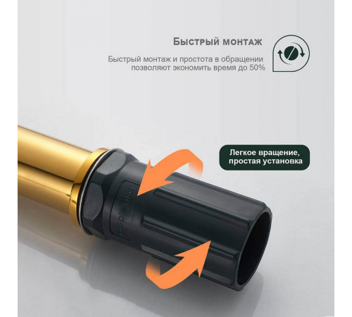 Смеситель для раковины Splenka S03.10.23, золото