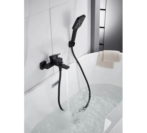 Смеситель для ванны Knotlor KN-22/BL, черный