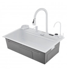 Многофункциональная кухонная мойка Savol S-SC002W, белый