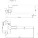 Смеситель для ванны Fmark FM2204-2, хром