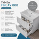 Тумба под раковину напольная VIGO Finlay tn.FIN.COM.80.2Y, 80 см