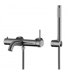 Смеситель для ванны Knotlor SS-23/GM, вороненая сталь