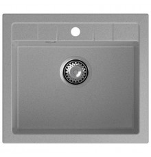 Кухонная мойка GranFest QUADRO 561, серый