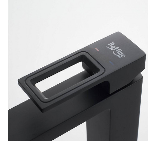 Смеситель для раковины Raffine F0196H, черный