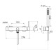 Смеситель для ванны Knotlor SS-23/RB, бронза