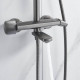 Душевая система Rose R3936T, оружейная сталь
