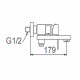 Смеситель для ванны Splenka S224.30.06, черный