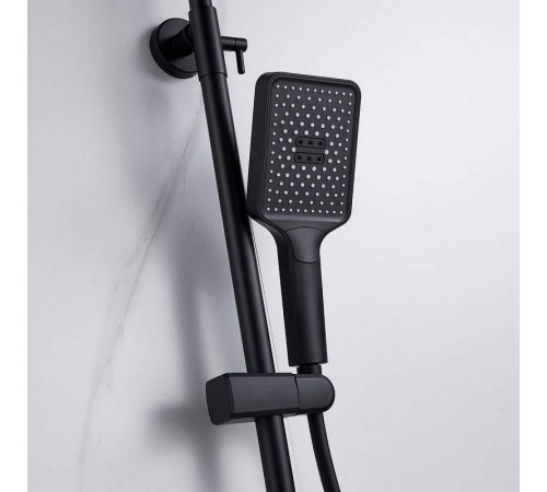 Душевая система Shevanik S4436H, черный