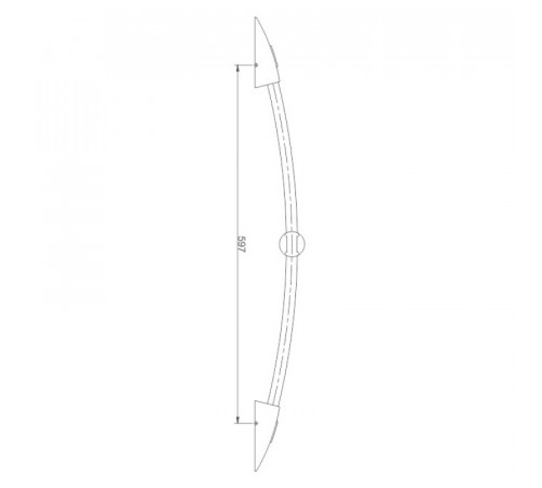 Душевая штанга Haiba HB8004, хром