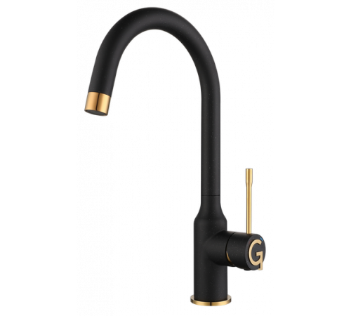 Rivelato Смеситель для кухни Garda U-обр. D-35мм nero oro арт.