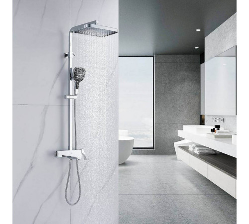 Душевая система Rose R1056, хром