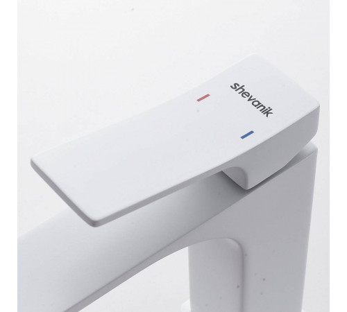 Смеситель для раковины Shevanik S6101C, белый