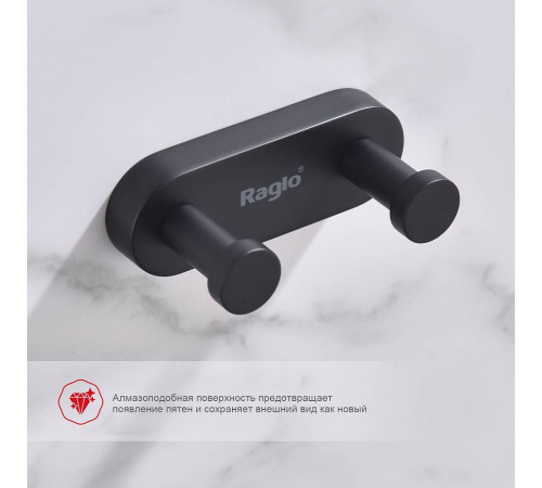 Крючок для ванной комнаты Raglo R300.052.06, черный