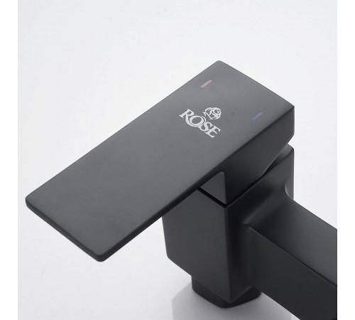 Гигиенический душ со смесителем Rose R2805H-1, черный